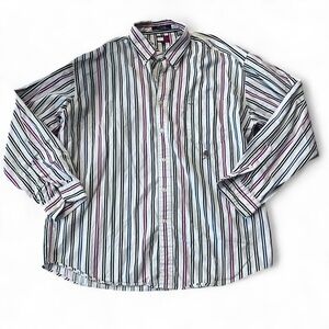 Tommy Hilfiger Multicolor Striped Button Down Shirt